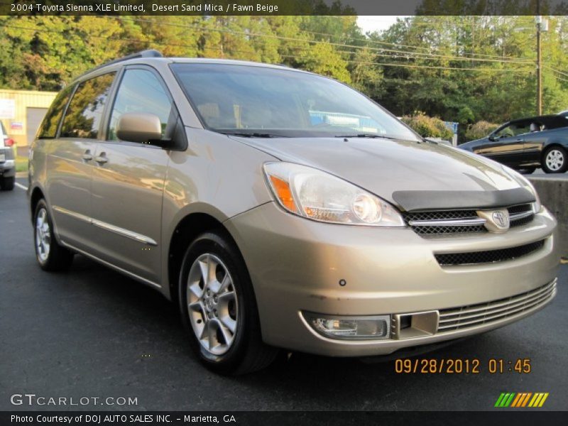 Desert Sand Mica / Fawn Beige 2004 Toyota Sienna XLE Limited