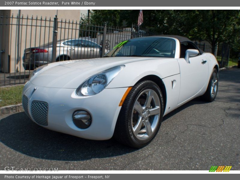 Pure White / Ebony 2007 Pontiac Solstice Roadster