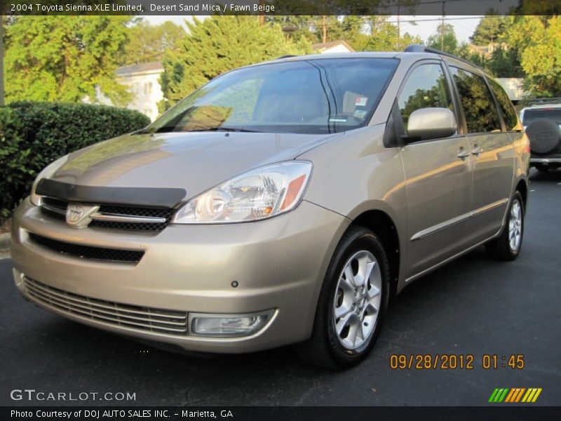 Desert Sand Mica / Fawn Beige 2004 Toyota Sienna XLE Limited