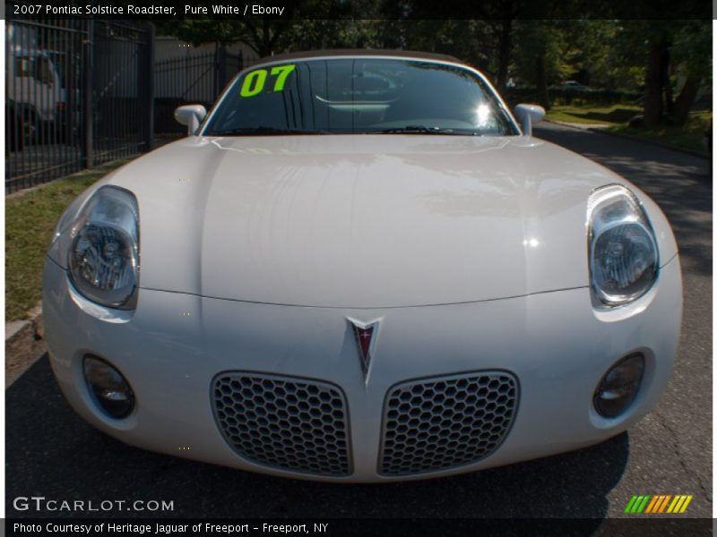 Pure White / Ebony 2007 Pontiac Solstice Roadster