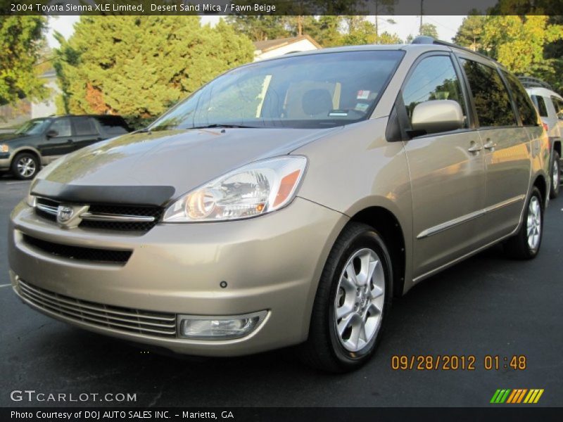 Desert Sand Mica / Fawn Beige 2004 Toyota Sienna XLE Limited