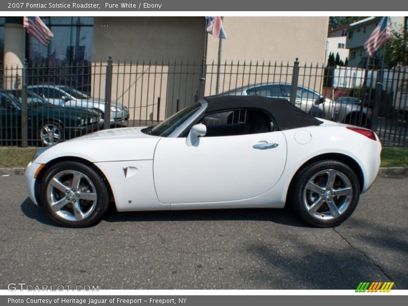 Pure White / Ebony 2007 Pontiac Solstice Roadster
