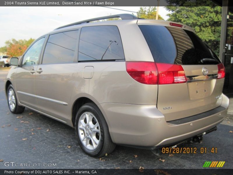 Desert Sand Mica / Fawn Beige 2004 Toyota Sienna XLE Limited