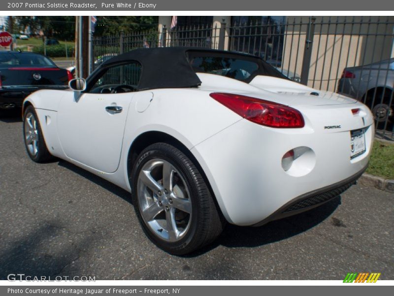 Pure White / Ebony 2007 Pontiac Solstice Roadster