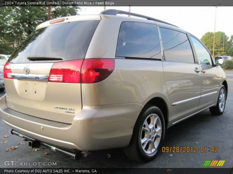 Desert Sand Mica / Fawn Beige 2004 Toyota Sienna XLE Limited
