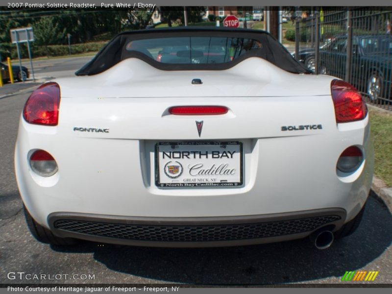Pure White / Ebony 2007 Pontiac Solstice Roadster