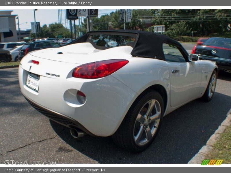 Pure White / Ebony 2007 Pontiac Solstice Roadster