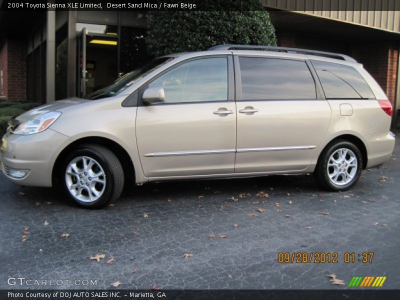 Desert Sand Mica / Fawn Beige 2004 Toyota Sienna XLE Limited