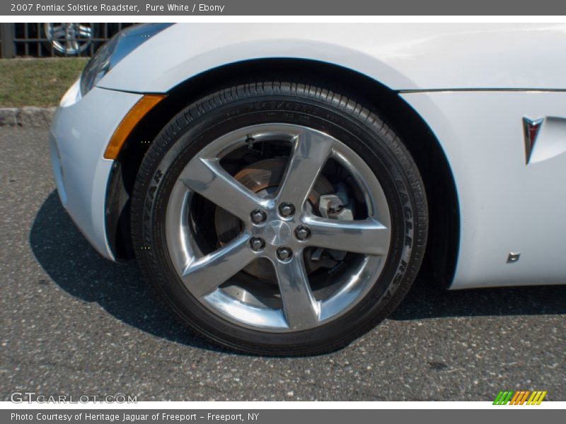 Pure White / Ebony 2007 Pontiac Solstice Roadster