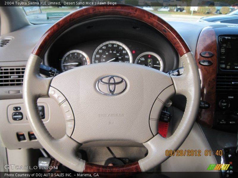 Desert Sand Mica / Fawn Beige 2004 Toyota Sienna XLE Limited