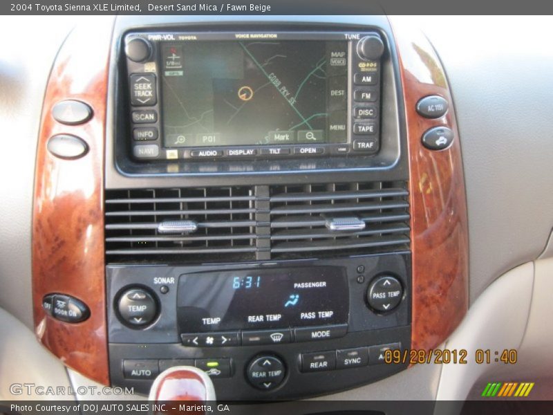 Desert Sand Mica / Fawn Beige 2004 Toyota Sienna XLE Limited