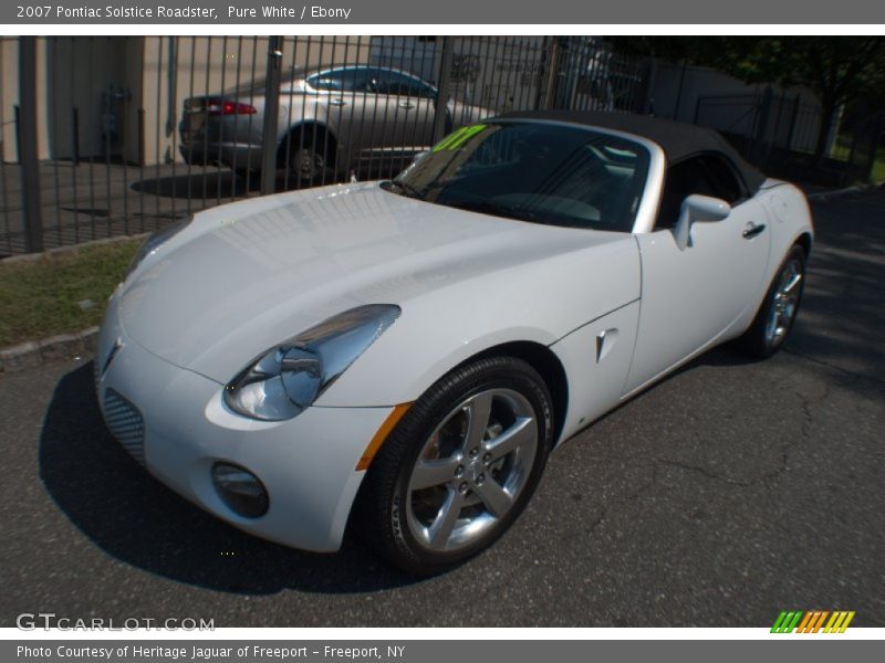 Pure White / Ebony 2007 Pontiac Solstice Roadster