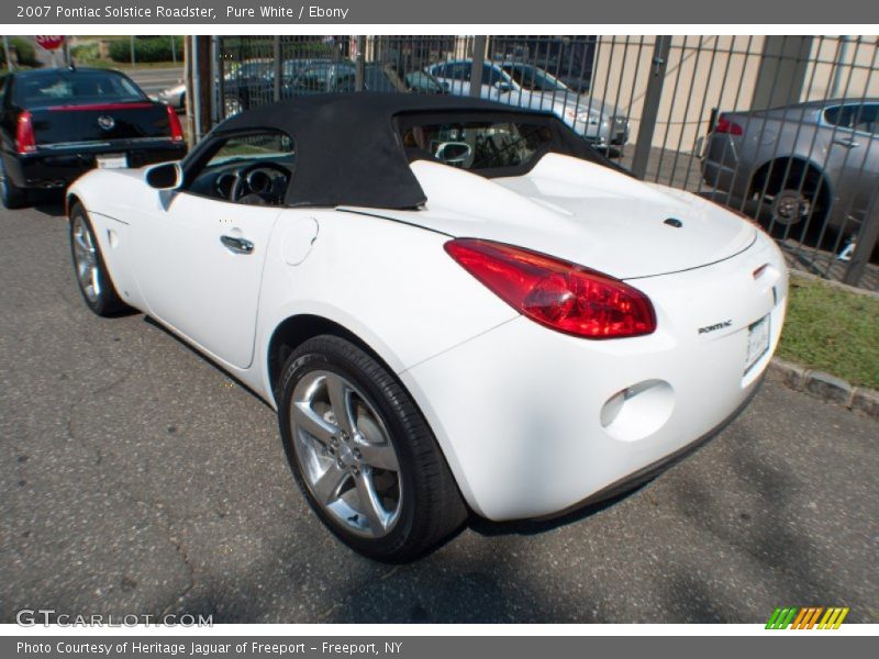 Pure White / Ebony 2007 Pontiac Solstice Roadster