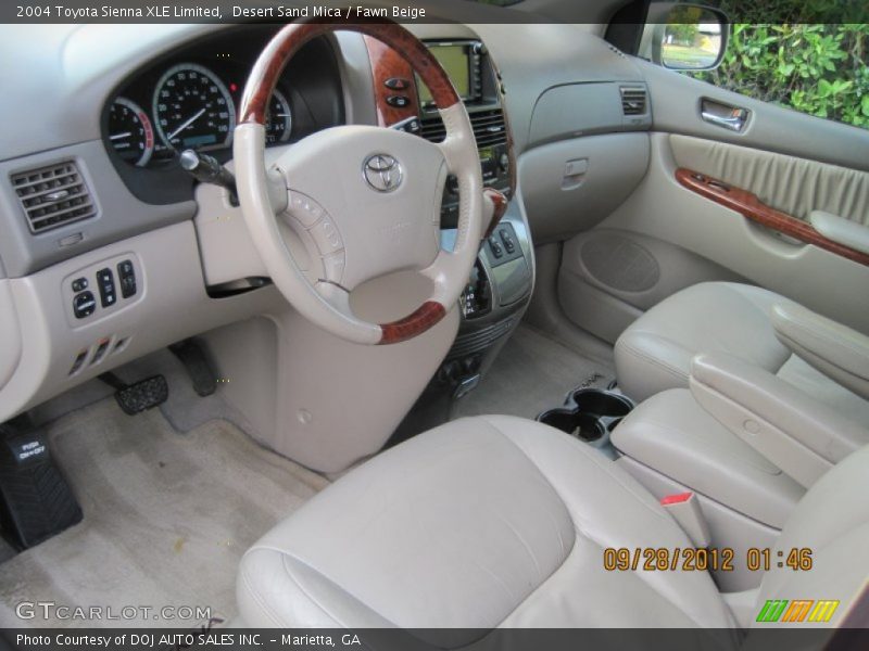 Desert Sand Mica / Fawn Beige 2004 Toyota Sienna XLE Limited