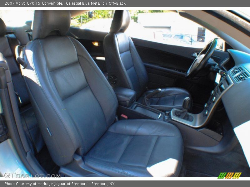 Celestial Blue Metallic / Off-Black 2007 Volvo C70 T5 Convertible