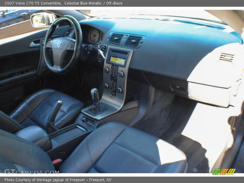 Celestial Blue Metallic / Off-Black 2007 Volvo C70 T5 Convertible
