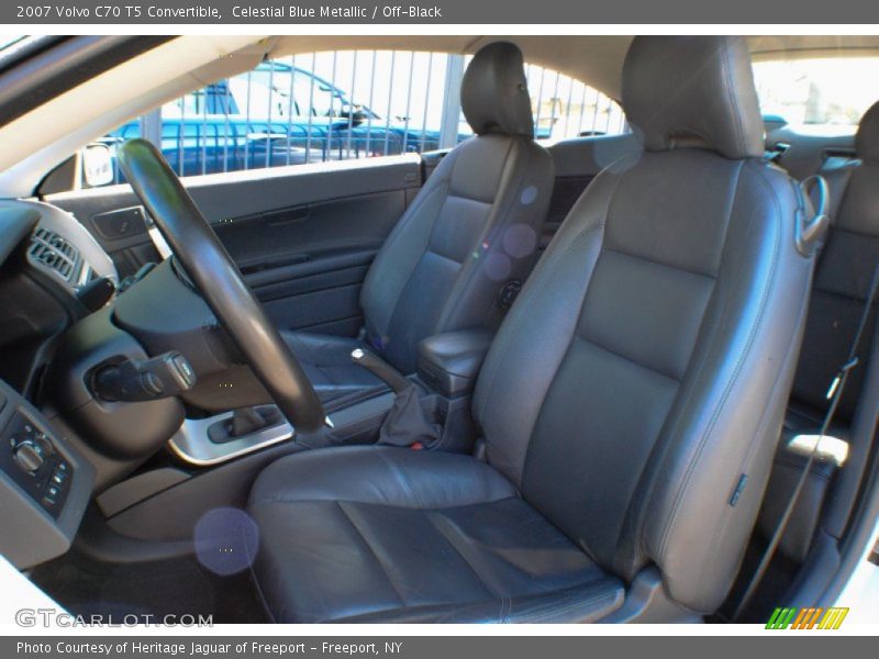 Celestial Blue Metallic / Off-Black 2007 Volvo C70 T5 Convertible