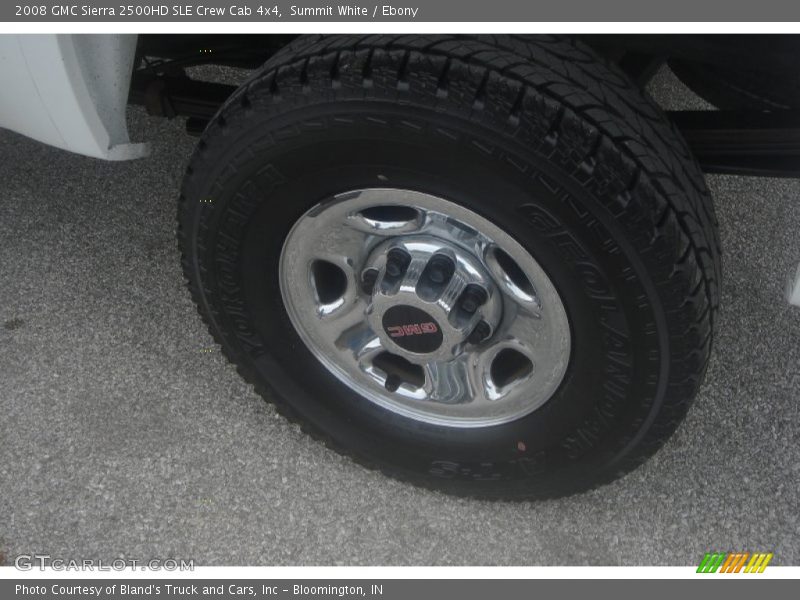 Summit White / Ebony 2008 GMC Sierra 2500HD SLE Crew Cab 4x4