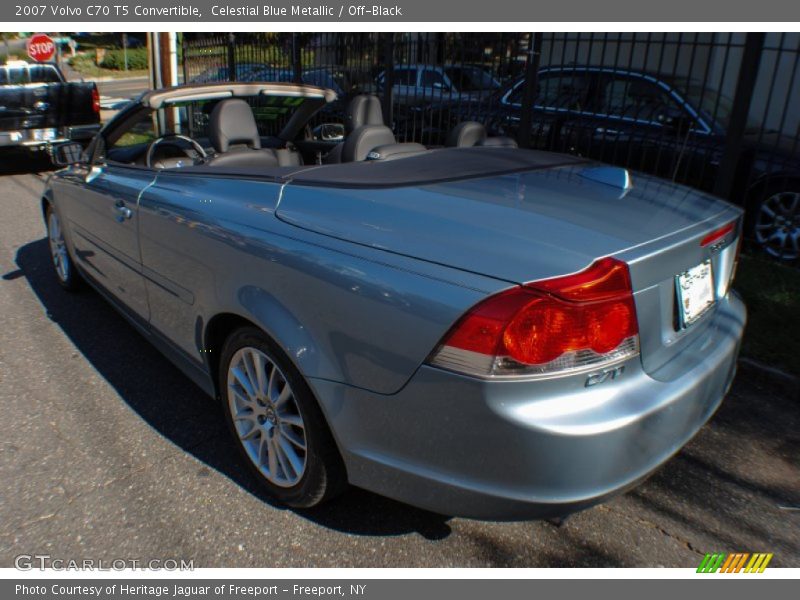 Celestial Blue Metallic / Off-Black 2007 Volvo C70 T5 Convertible