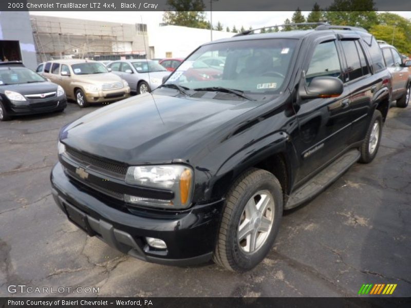 Black / Gray 2003 Chevrolet TrailBlazer LTZ 4x4