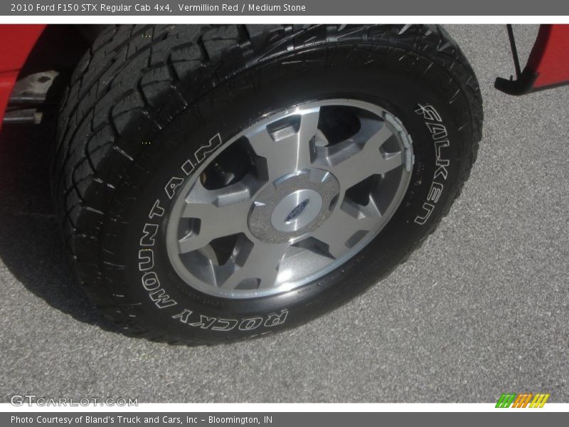 Vermillion Red / Medium Stone 2010 Ford F150 STX Regular Cab 4x4
