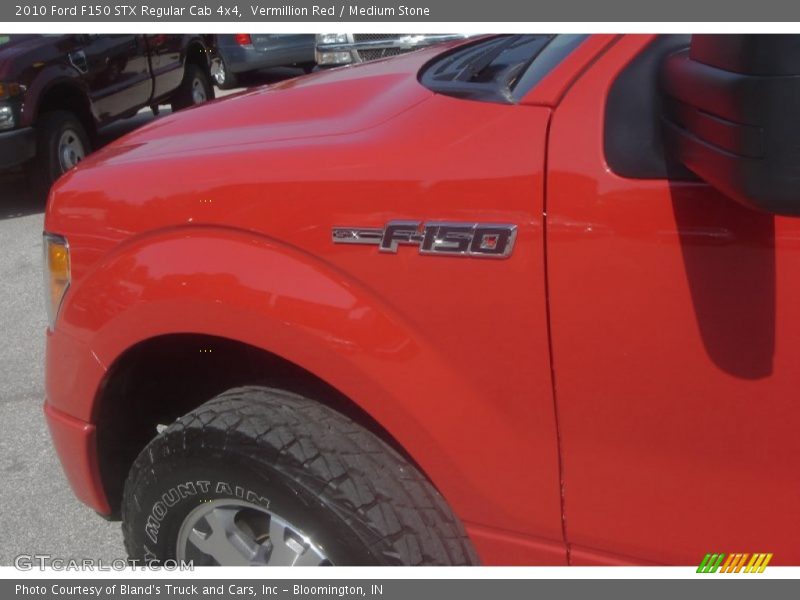 Vermillion Red / Medium Stone 2010 Ford F150 STX Regular Cab 4x4