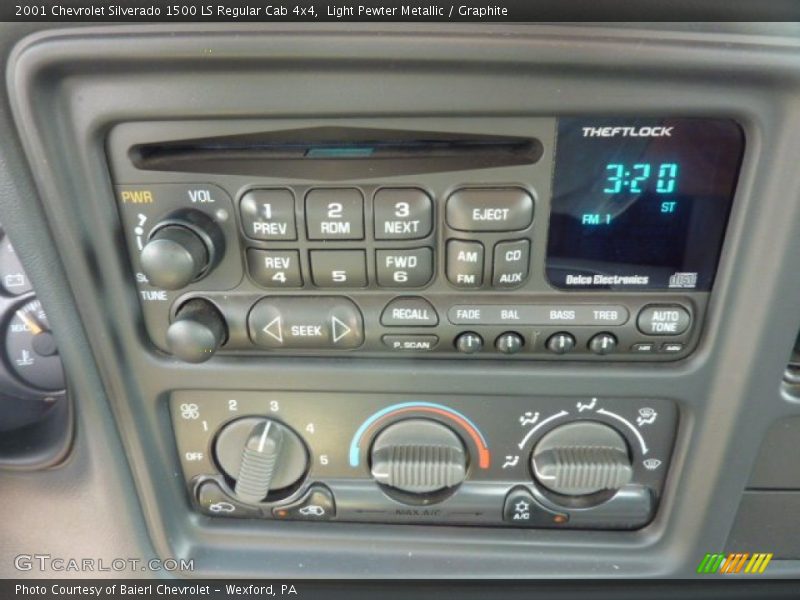 Light Pewter Metallic / Graphite 2001 Chevrolet Silverado 1500 LS Regular Cab 4x4