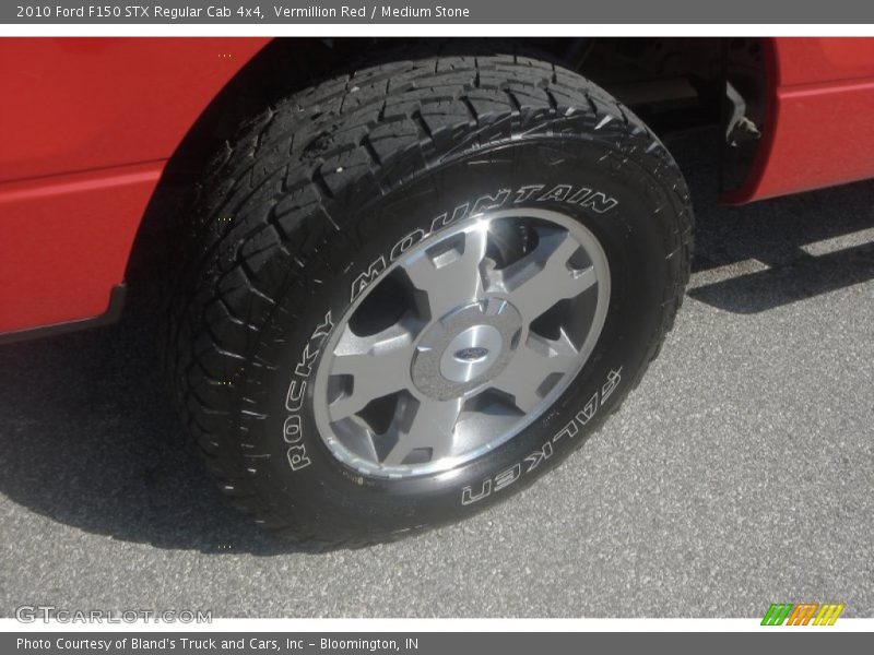 Vermillion Red / Medium Stone 2010 Ford F150 STX Regular Cab 4x4