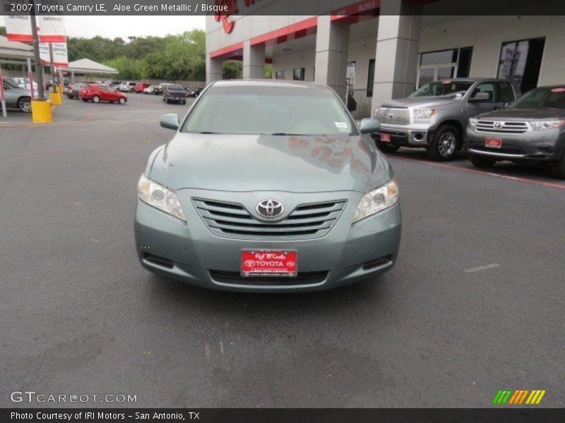 Aloe Green Metallic / Bisque 2007 Toyota Camry LE