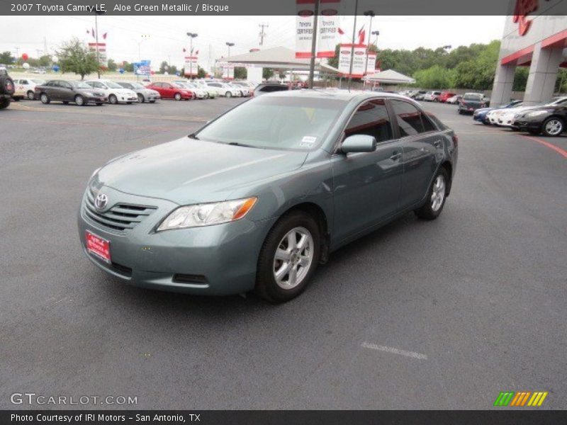 Aloe Green Metallic / Bisque 2007 Toyota Camry LE