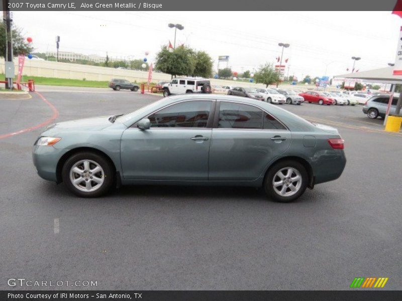 Aloe Green Metallic / Bisque 2007 Toyota Camry LE