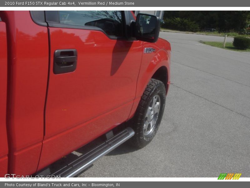 Vermillion Red / Medium Stone 2010 Ford F150 STX Regular Cab 4x4