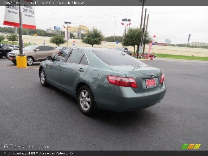 Aloe Green Metallic / Bisque 2007 Toyota Camry LE