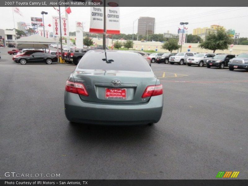 Aloe Green Metallic / Bisque 2007 Toyota Camry LE