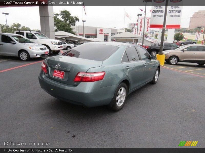Aloe Green Metallic / Bisque 2007 Toyota Camry LE