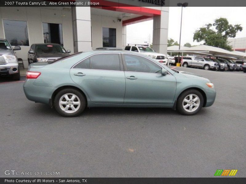 Aloe Green Metallic / Bisque 2007 Toyota Camry LE