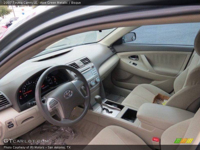 Aloe Green Metallic / Bisque 2007 Toyota Camry LE