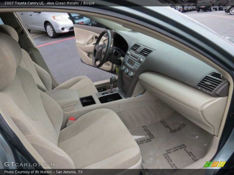 Aloe Green Metallic / Bisque 2007 Toyota Camry LE