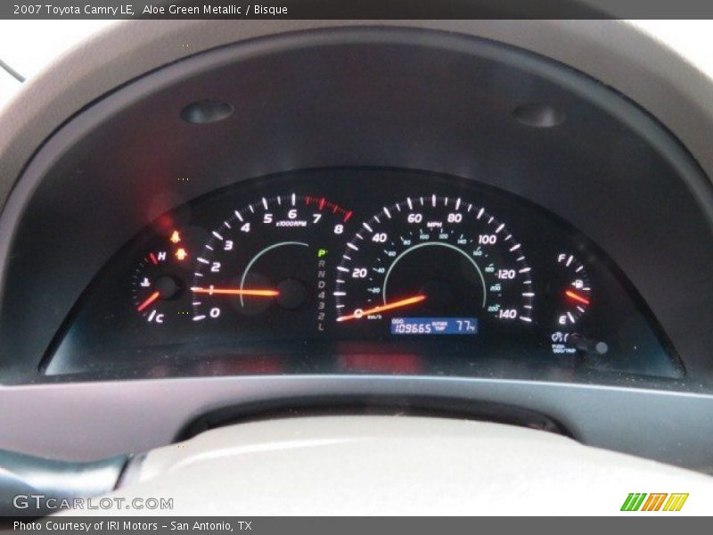 Aloe Green Metallic / Bisque 2007 Toyota Camry LE