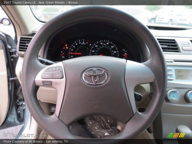 Aloe Green Metallic / Bisque 2007 Toyota Camry LE