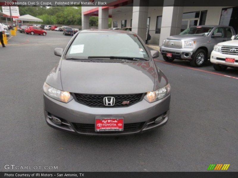 Polished Metal Metallic / Black 2009 Honda Civic Si Coupe