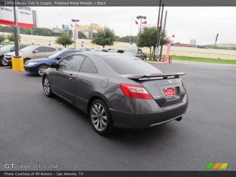 Polished Metal Metallic / Black 2009 Honda Civic Si Coupe