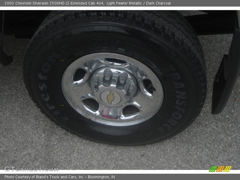 Light Pewter Metallic / Dark Charcoal 2003 Chevrolet Silverado 2500HD LS Extended Cab 4x4