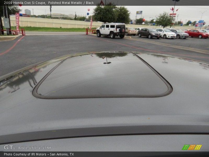 Polished Metal Metallic / Black 2009 Honda Civic Si Coupe