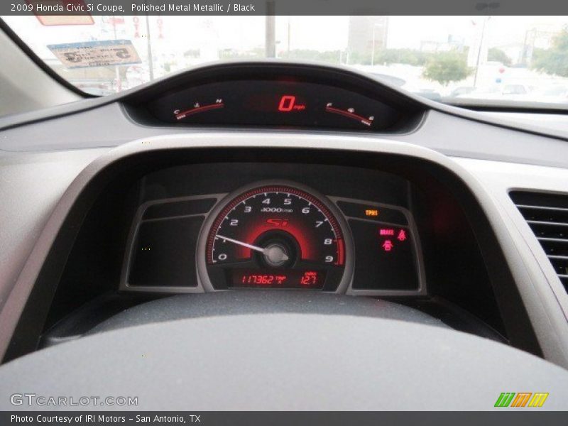 Polished Metal Metallic / Black 2009 Honda Civic Si Coupe