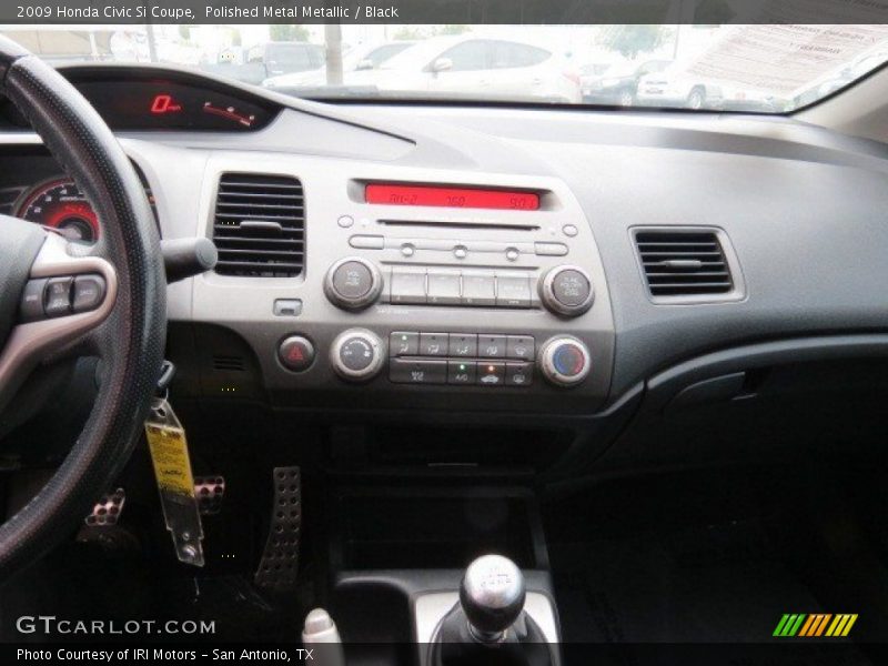 Polished Metal Metallic / Black 2009 Honda Civic Si Coupe