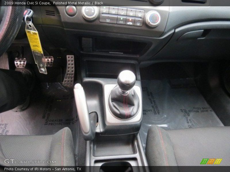 Polished Metal Metallic / Black 2009 Honda Civic Si Coupe