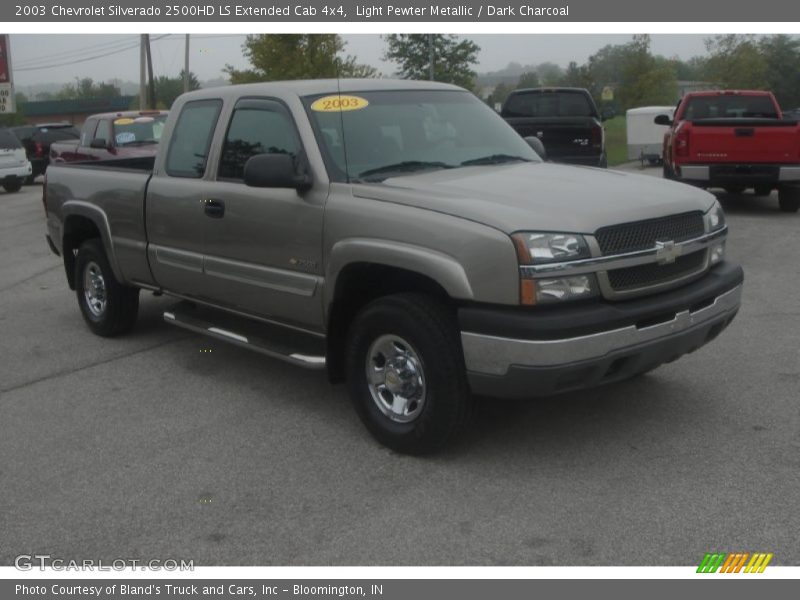 Light Pewter Metallic / Dark Charcoal 2003 Chevrolet Silverado 2500HD LS Extended Cab 4x4