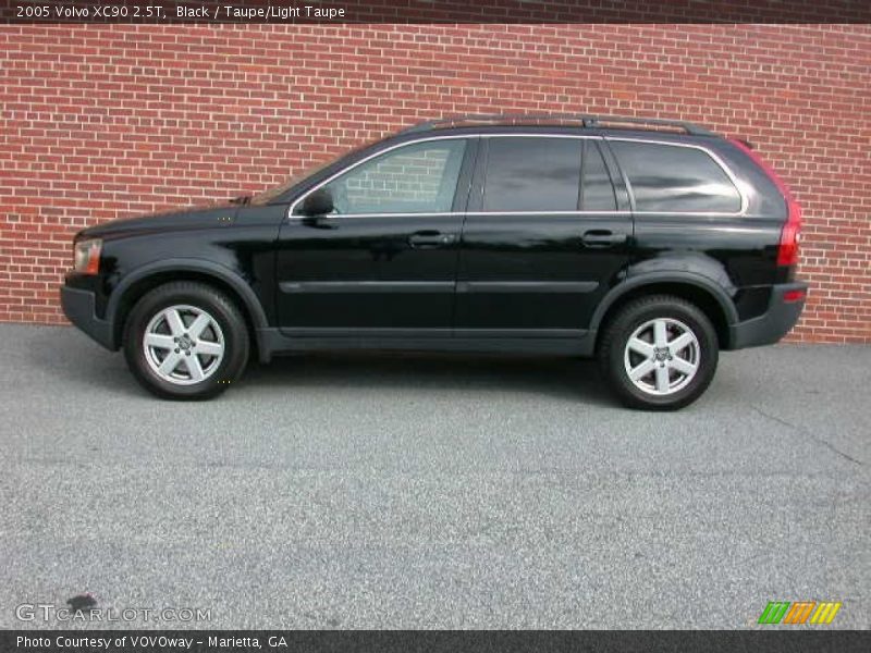 Black / Taupe/Light Taupe 2005 Volvo XC90 2.5T