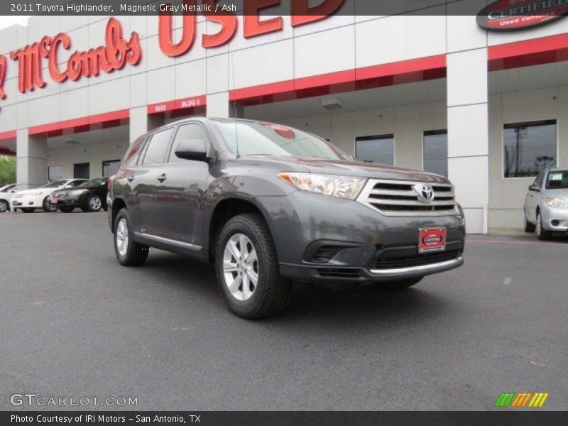 Magnetic Gray Metallic / Ash 2011 Toyota Highlander